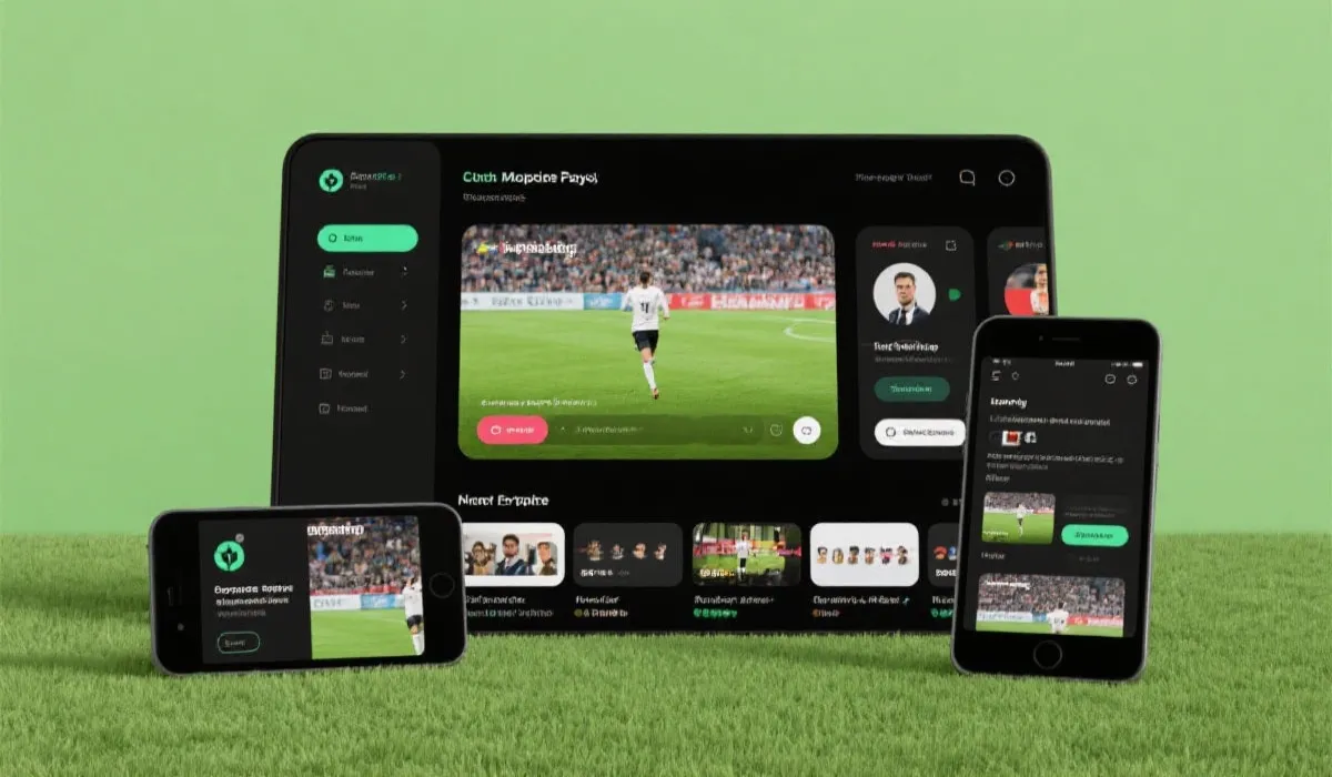 多设备体育直播界面展示